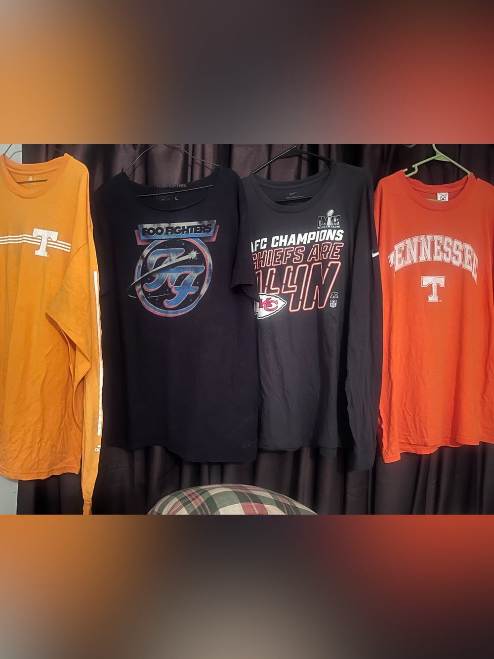 T shirts- Kansas City Tennessee (2) Foo fighters